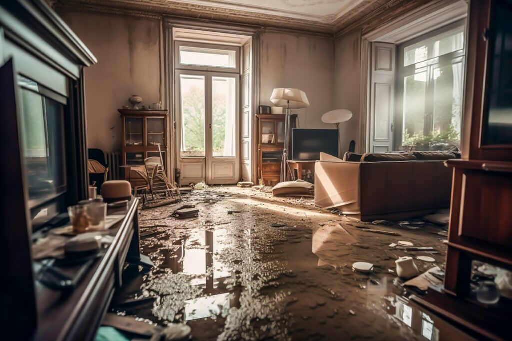 Water Damaged the Living Room | Flood Squad Australia